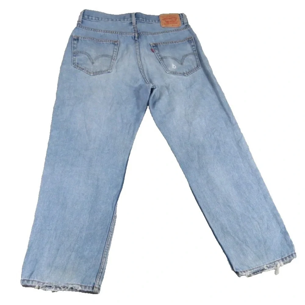 Vtg Levis 550 Relaxed Fit Tapered Leg Jeans Mens‎ 34x30 Light Wash Denim 90s EUC